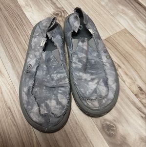 Men's Sanuk Vagabond ST Tie Dye - Grey - Size 10